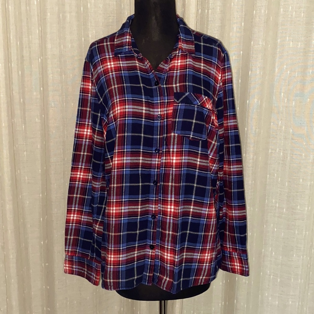 Behind the Seams plaid Shirt/jacket. - Picture 2 of 8